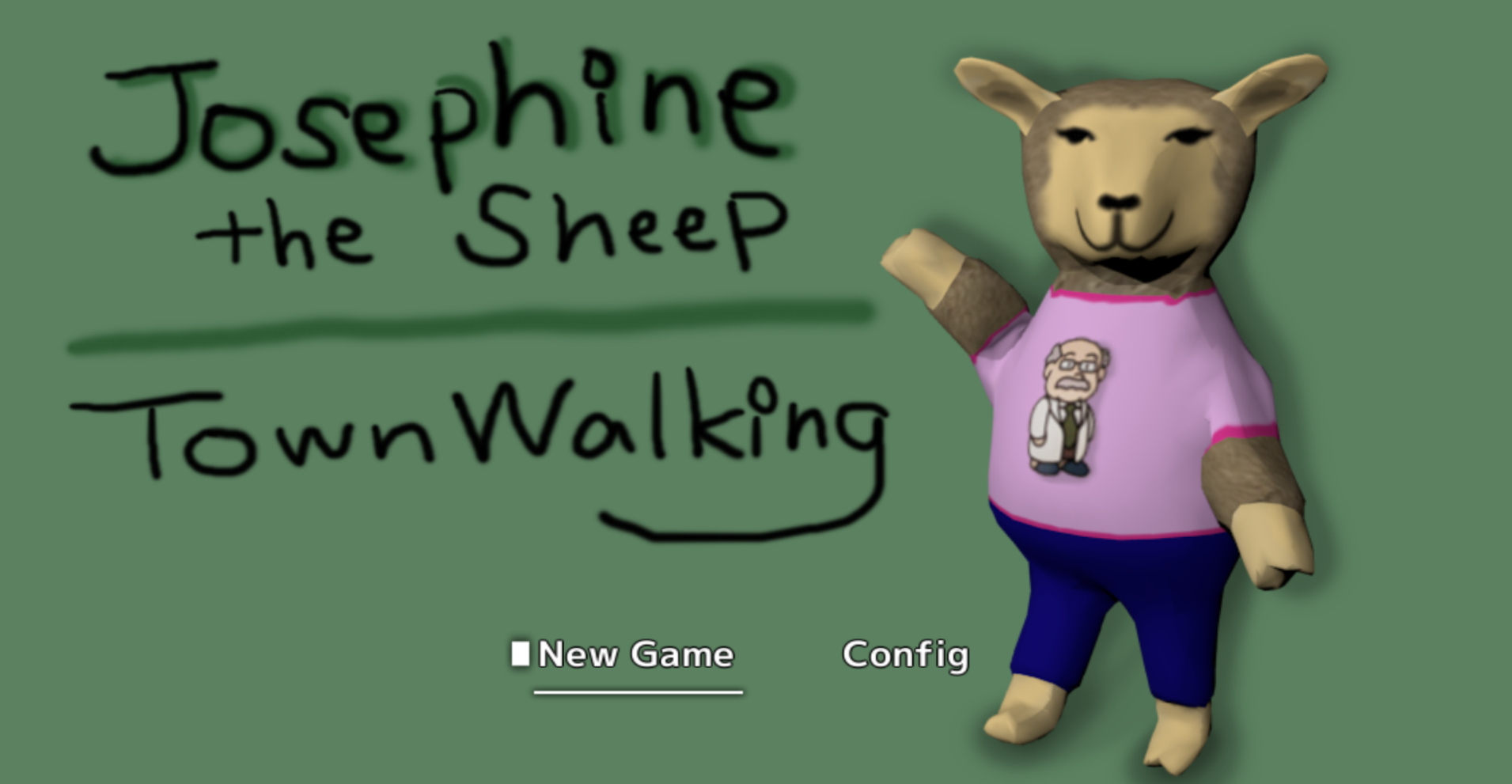 Josephine the Sheep – Town Walking –